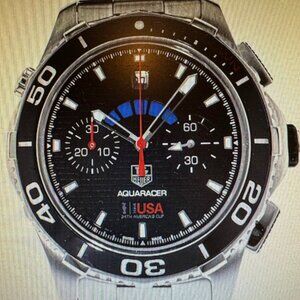 Aquaracer Oracle Team USA 500M Calibre 72 Countdown Chronograph Limited Edition